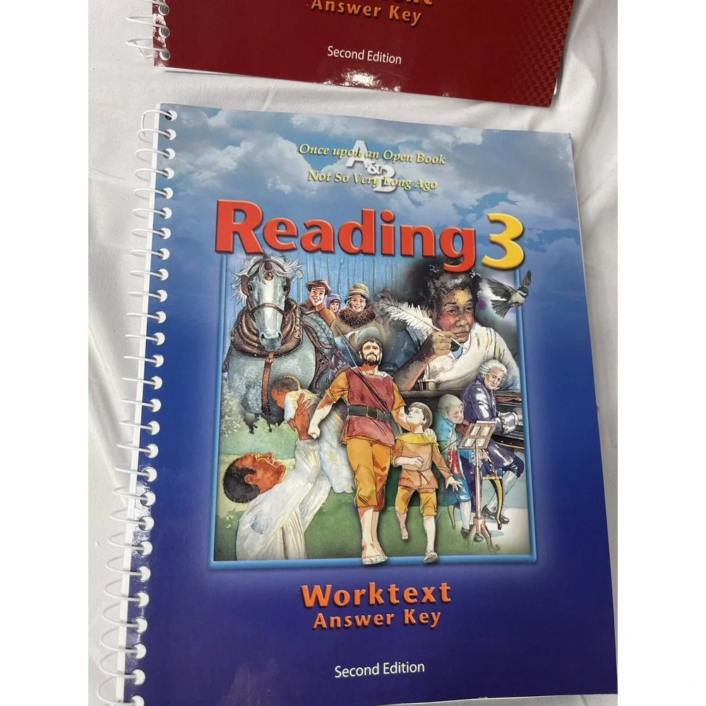 BJU Press Reading 3 & 4 Worktext Answer Key second edition